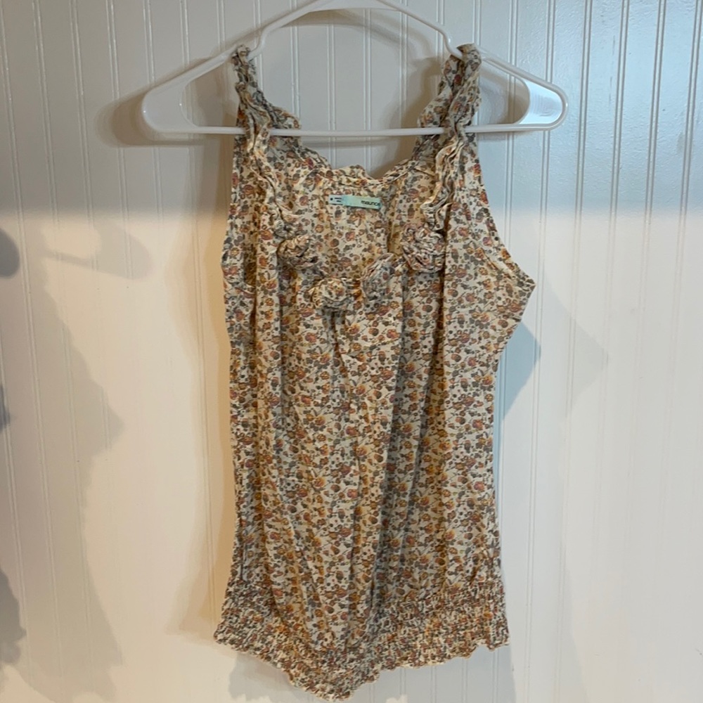 Floral print tank top